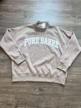 NWT Pure Barre Embroidered Sweatshirt